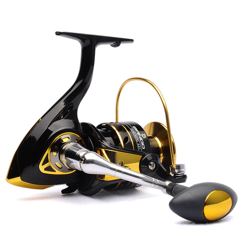 2022 NEW Boat spinning reel 7000 11BB Black/Gold saltwater/freshwater - OutdoorExplorersKit