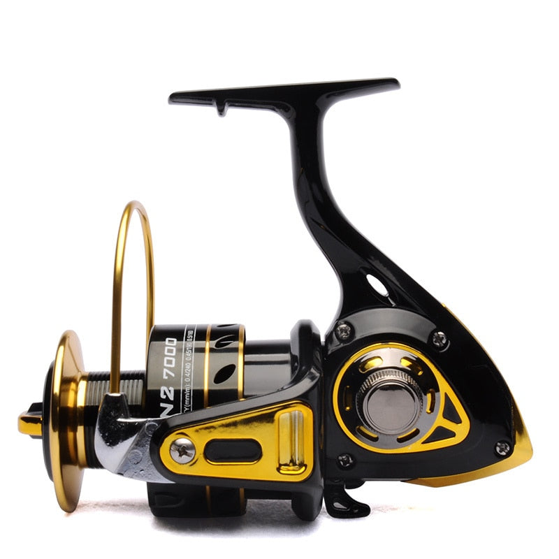 2022 NEW Boat spinning reel 7000 11BB Black/Gold saltwater/freshwater - OutdoorExplorersKit