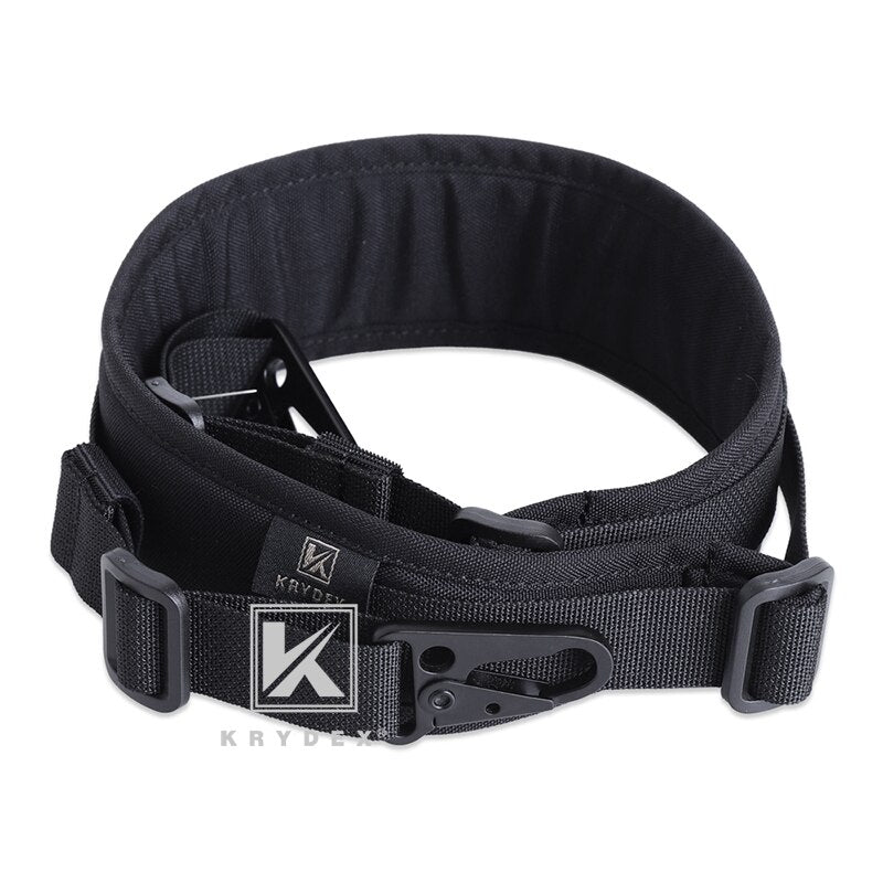 KRYDEX Tactical Rifle Sling Strap 2 Point / 1 Point 2.25" Modular Removable Padded - OutdoorExplorersKit