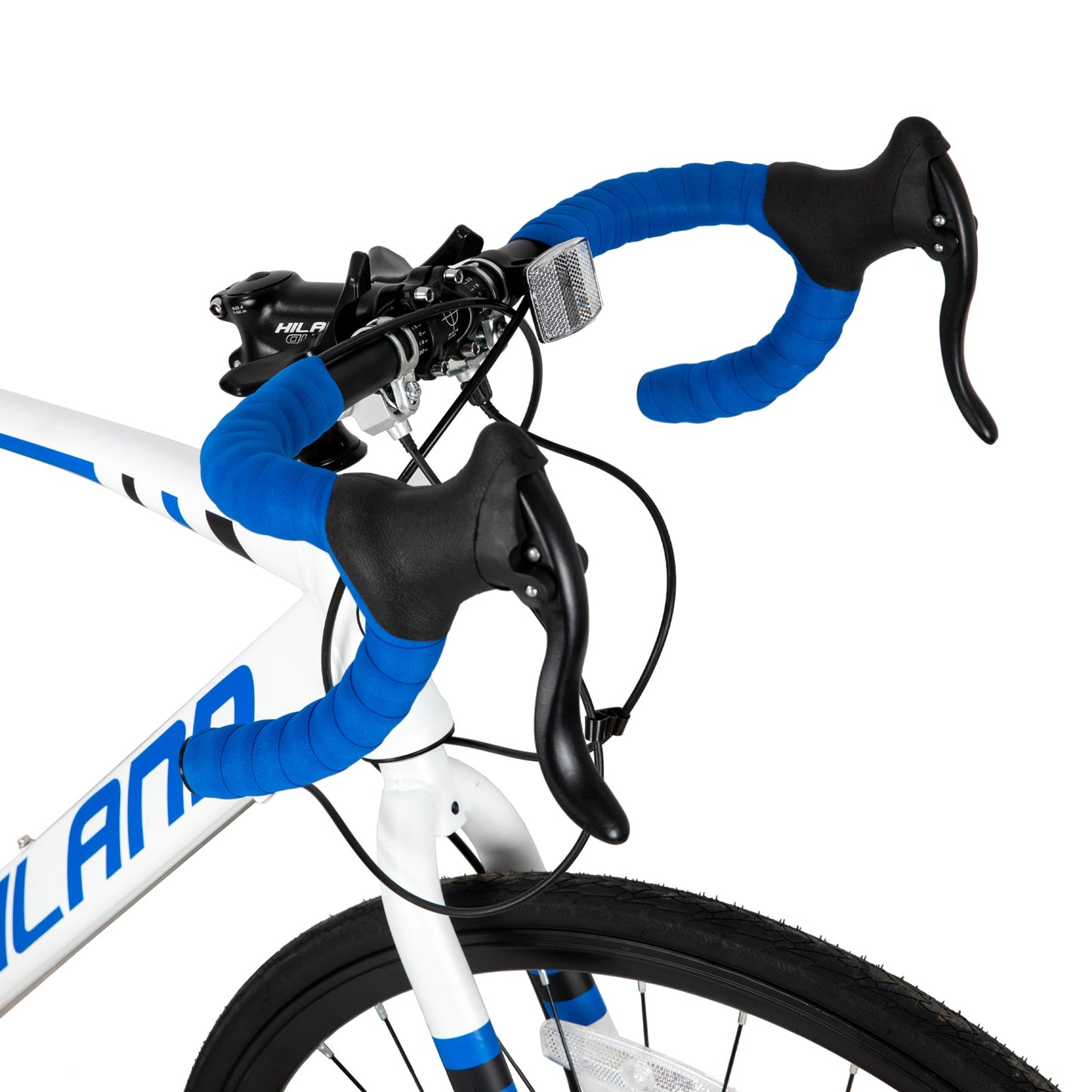 Hiland Aluminum Road Bicycle, 21 speeds Racing Bike, Disc Brake with 700C Wheels for Men - OutdoorExplorersKit