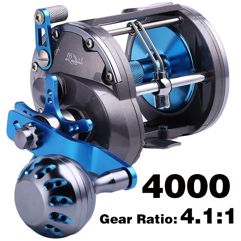 Sougayilang Rolling Reel Saltwater Level Wind Reels 40Lb Drag - OutdoorExplorersKit