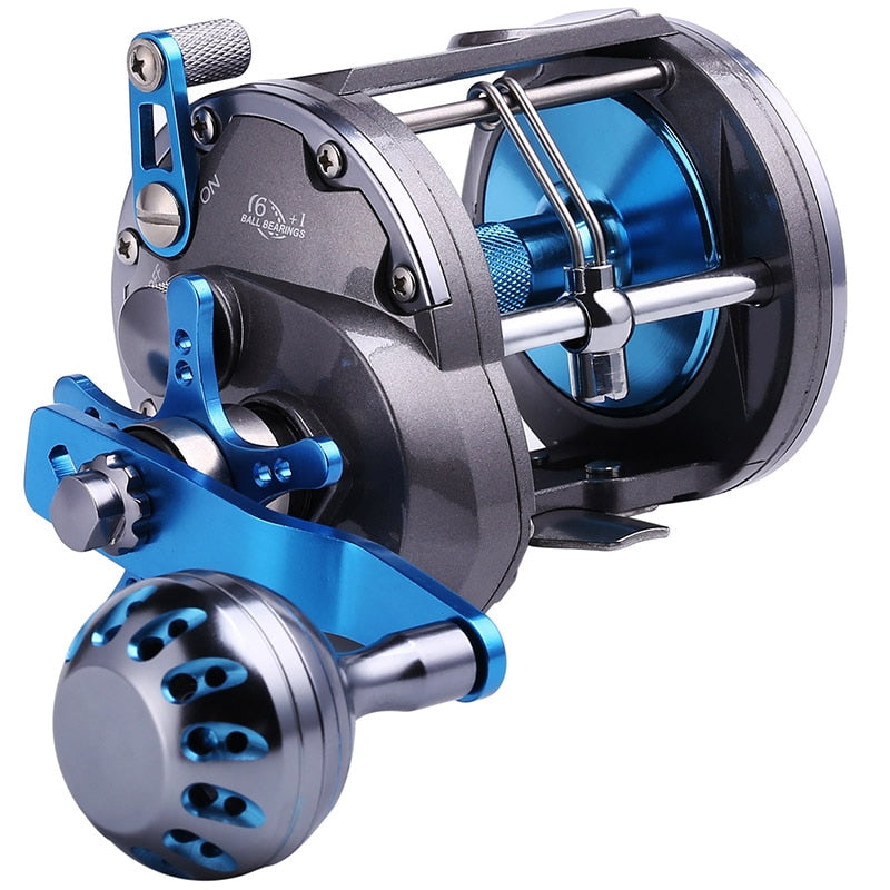 Sougayilang Rolling Reel Saltwater Level Wind Reels 40Lb Drag - OutdoorExplorersKit