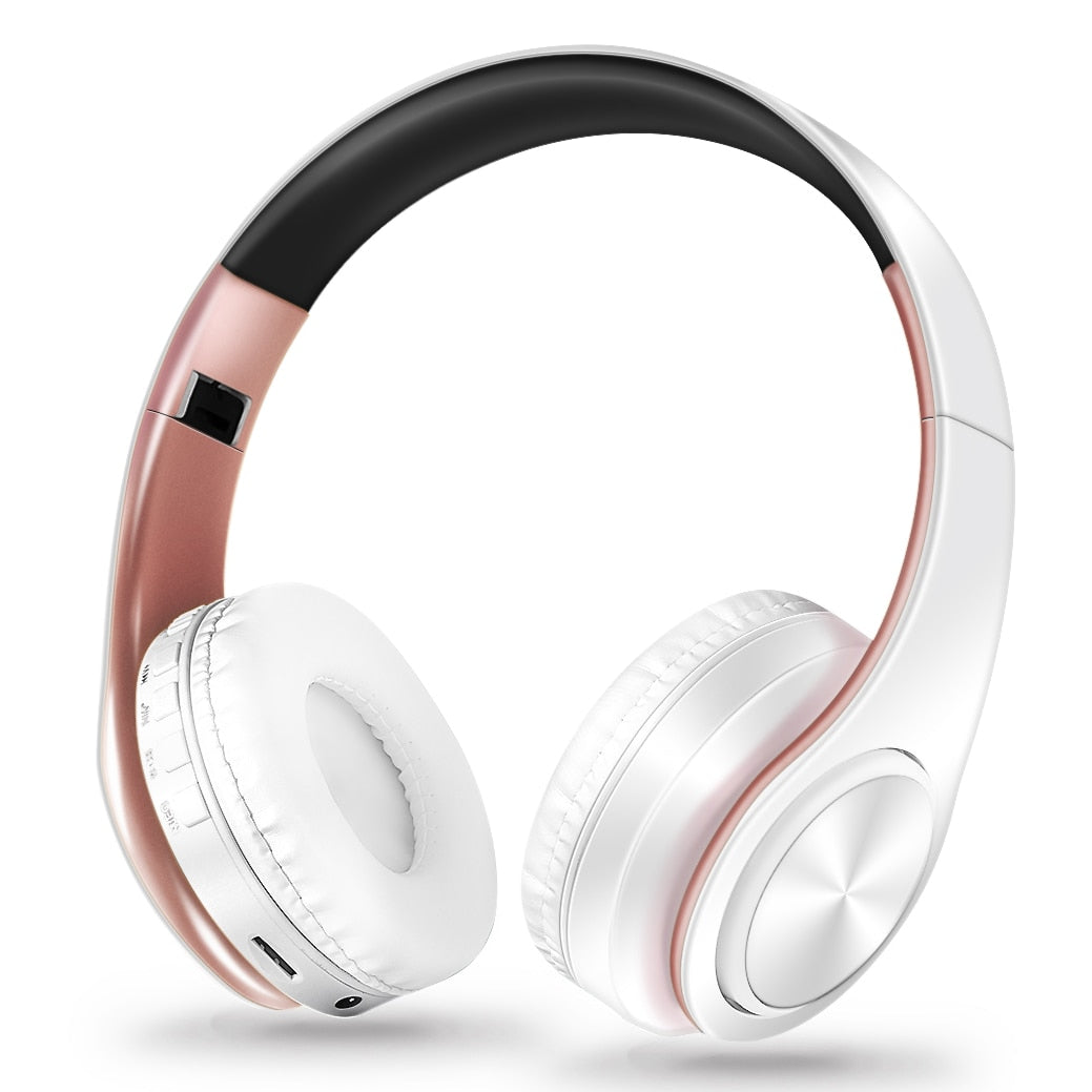 HIFI Stereo Bluetooth Headphone FM and Support SD Card with Mic