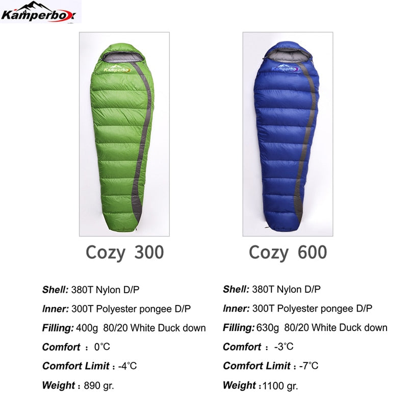 Kamperbox Ultralight Down Sleeping Bag - OutdoorExplorersKit