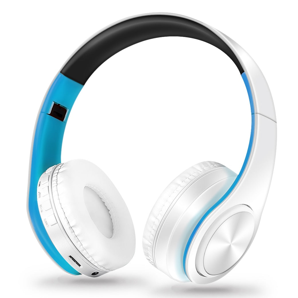 HIFI Stereo Bluetooth Headphone FM and Support SD Card with Mic