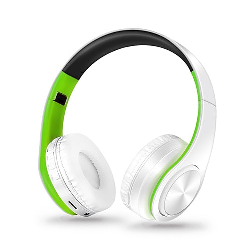 HIFI Stereo Bluetooth Headphone FM and Support SD Card with Mic