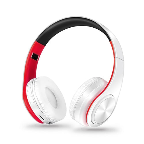 HIFI Stereo Bluetooth Headphone FM and Support SD Card with Mic