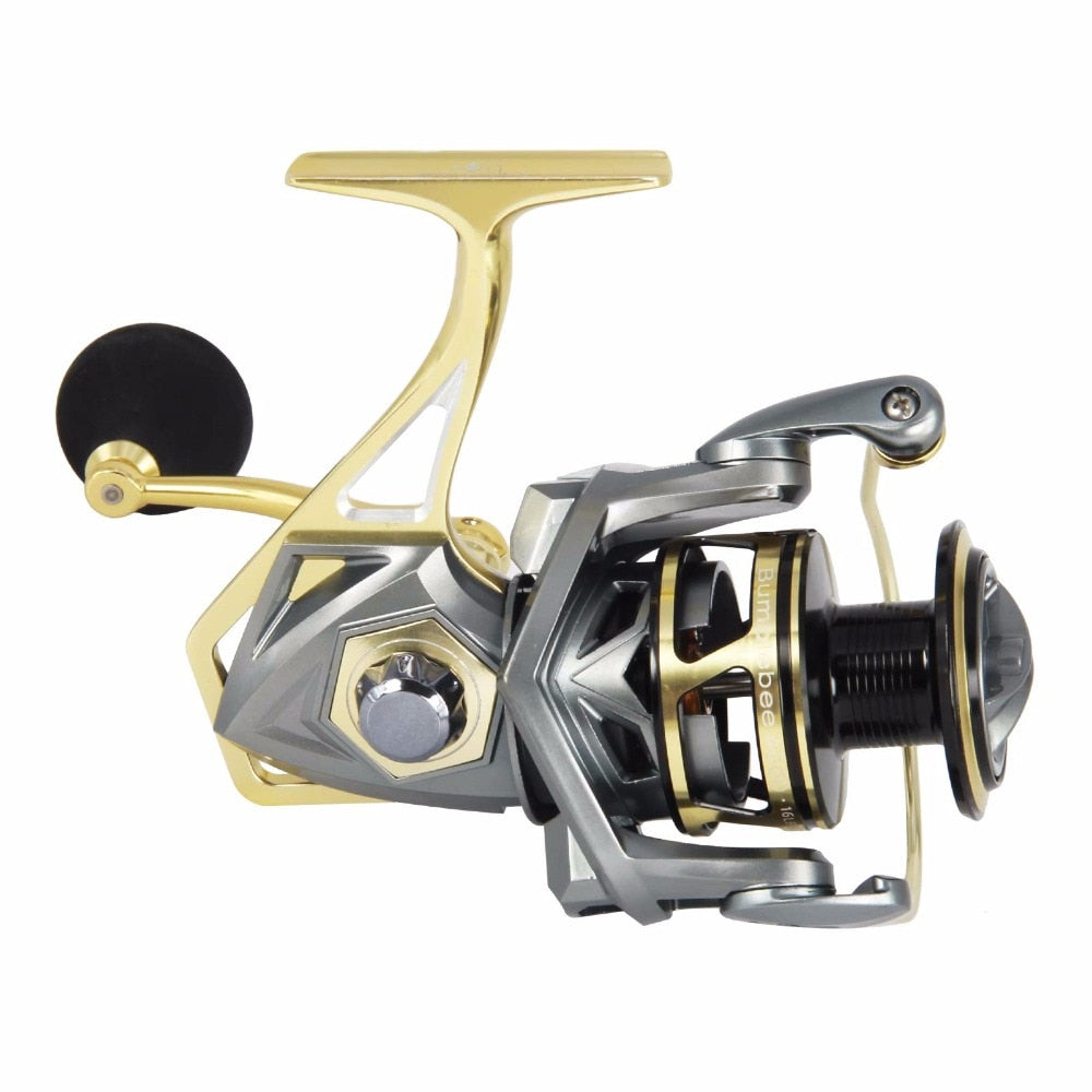 Angler Dream Saltwater Sea Fishing Spinning Reels 5.2:1 Ratio Max Drag 20kg CNC Metal Spinning Fishing Reels Size 2500-5000 - OutdoorExplorersKit