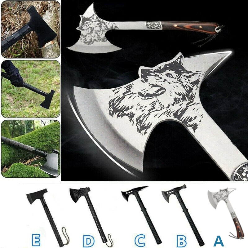 Multi purpose Axe Survival Camping Foldable Tactical Tool Kit - OutdoorExplorersKit