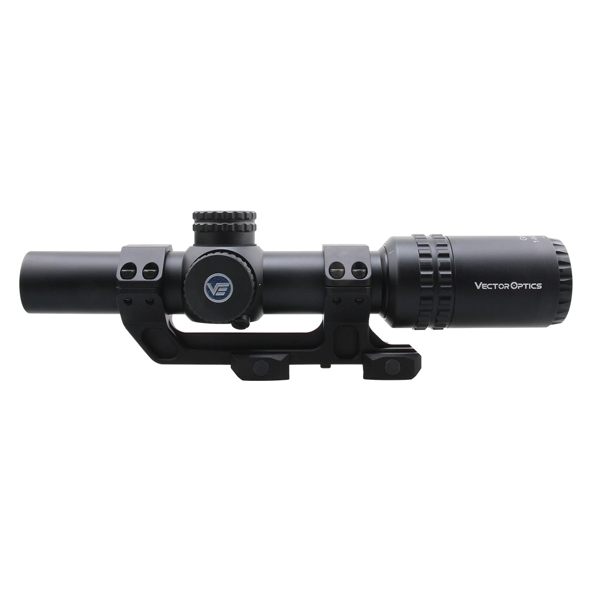 Vector Optics Gen2 Grimlock 1-6x24 BDC (MOA) Ballistic Reticle Rifle Scope Center Dot Illuminated CQB - OutdoorExplorersKit