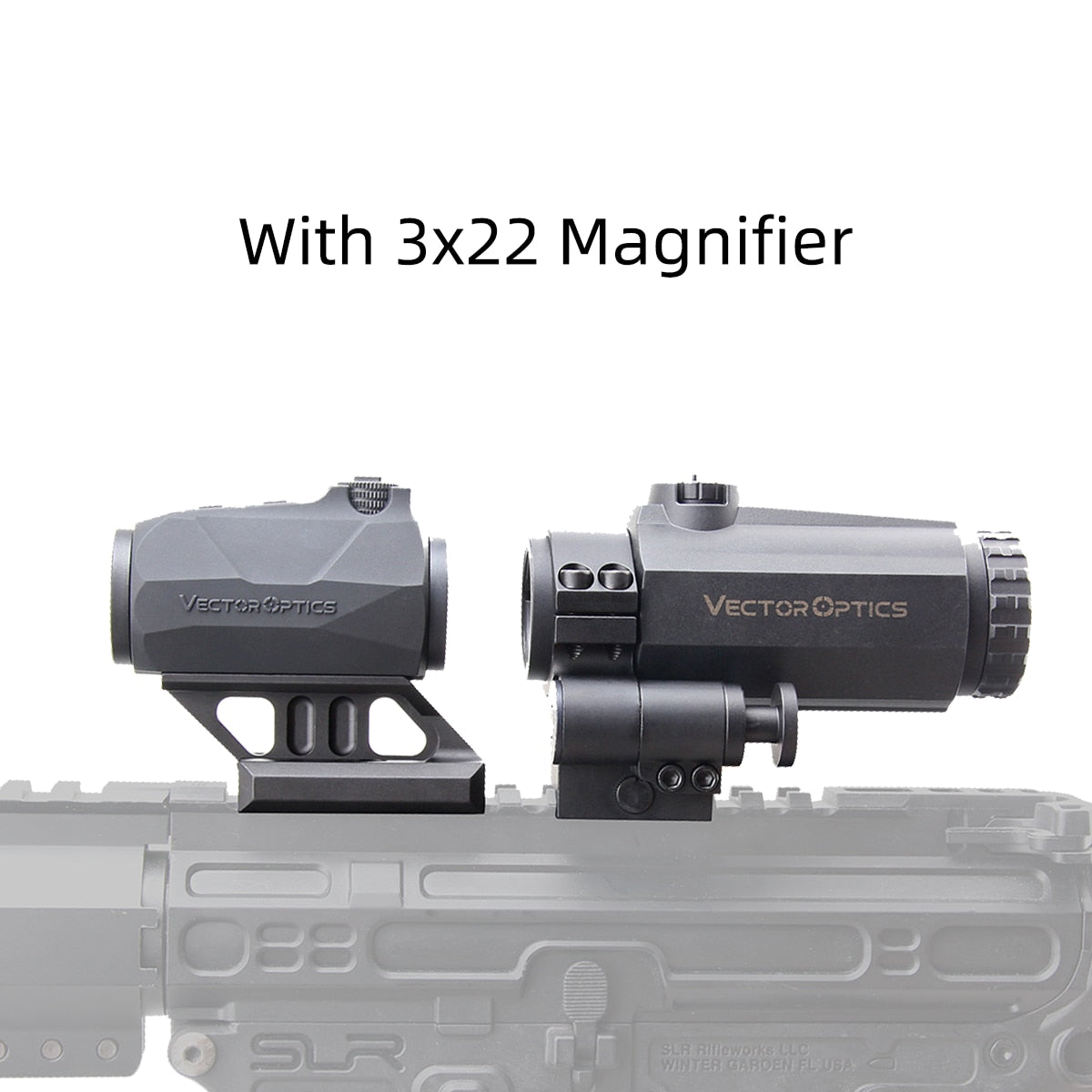 Vector Optics Maverick-IV 1x20 Mini Rubber Armored Reflex Sight Red Dot Scope Compact Size With IP67 For AK AR 15 .308 12GA