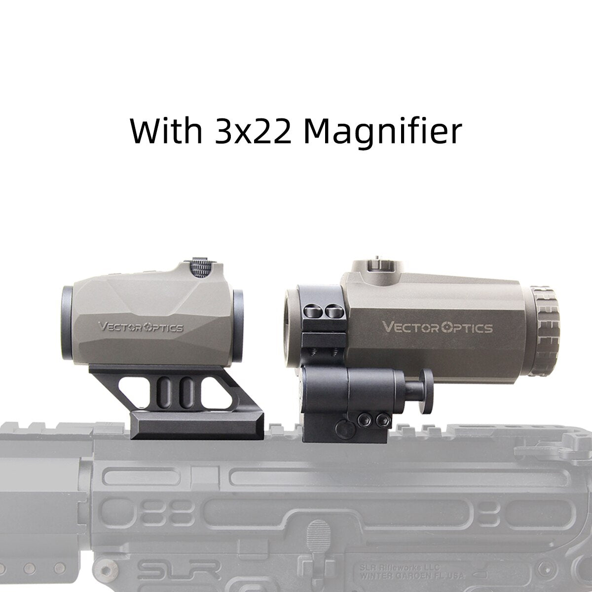 Vector Optics Maverick-IV 1x20 Mini Rubber Armored Reflex Sight Red Dot Scope Compact Size With IP67 For AK AR 15 .308 12GA