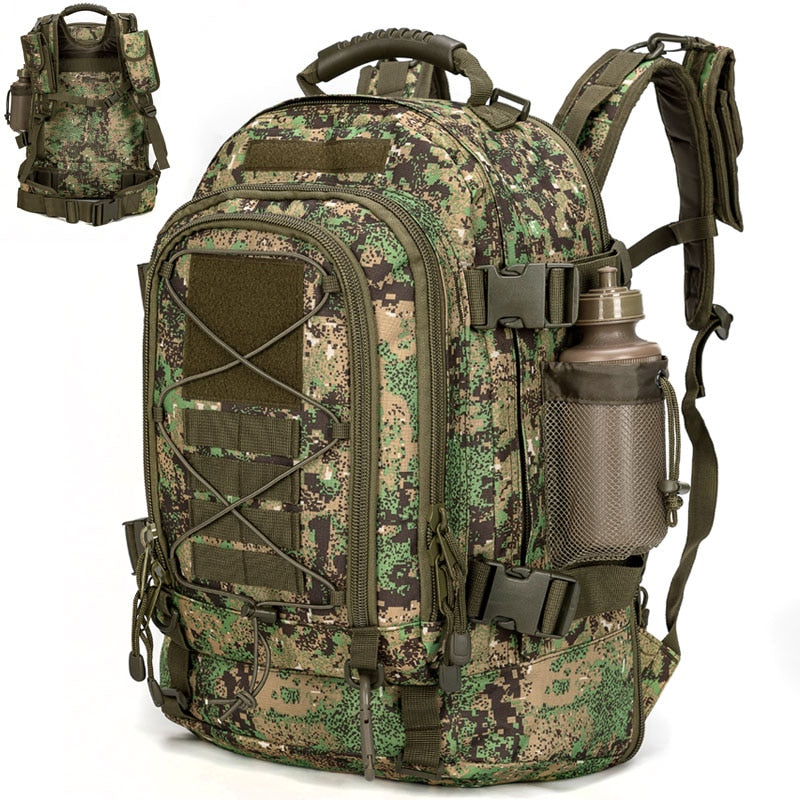 60L Military Tactical Army Rucksack Backpack - OutdoorExplorersKit