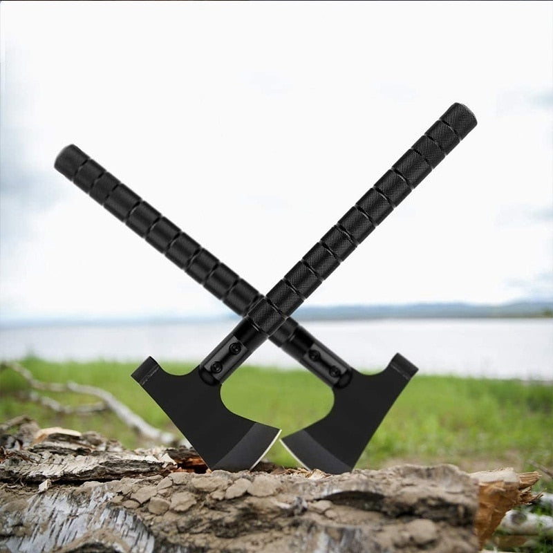 Multi purpose Axe Survival Camping Foldable Tactical Tool Kit - OutdoorExplorersKit