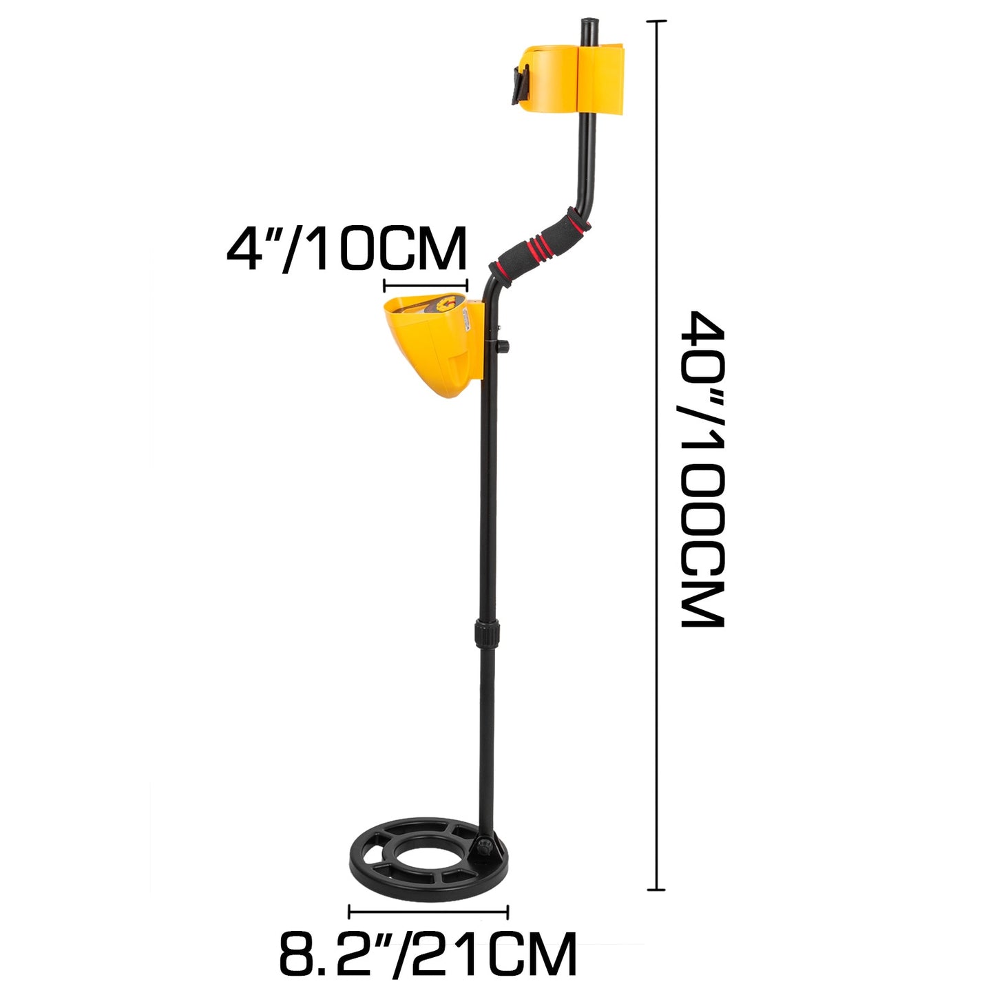 VEVOR Metal Detector Waterproof Disc Underwater Underground High Accuracy Sensitive LCD Display