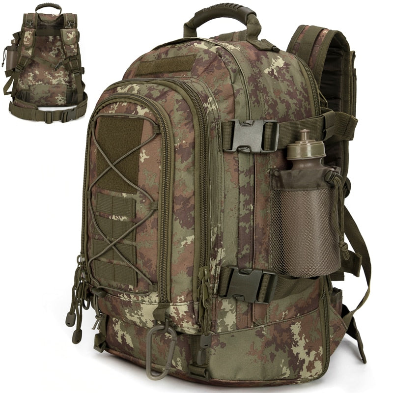 60L Military Tactical Army Rucksack Backpack - OutdoorExplorersKit