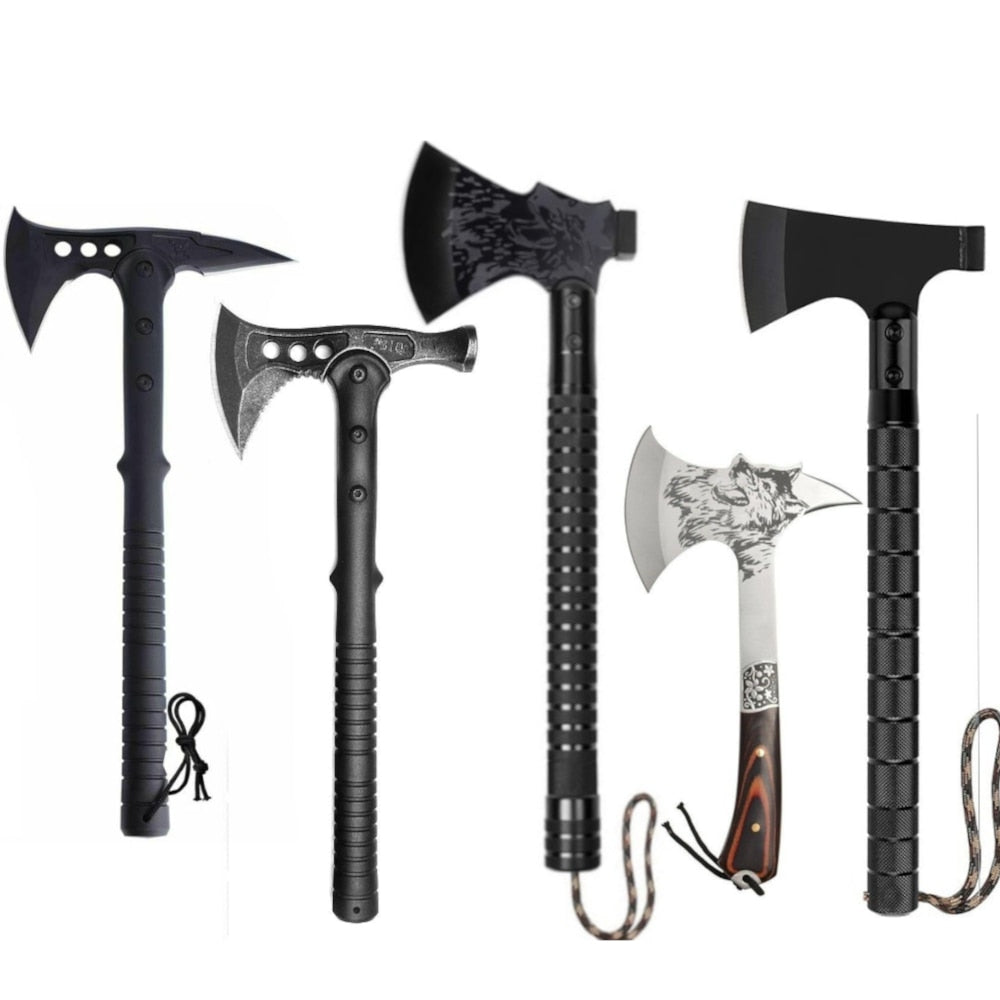 Multi purpose Axe Survival Camping Foldable Tactical Tool Kit - OutdoorExplorersKit