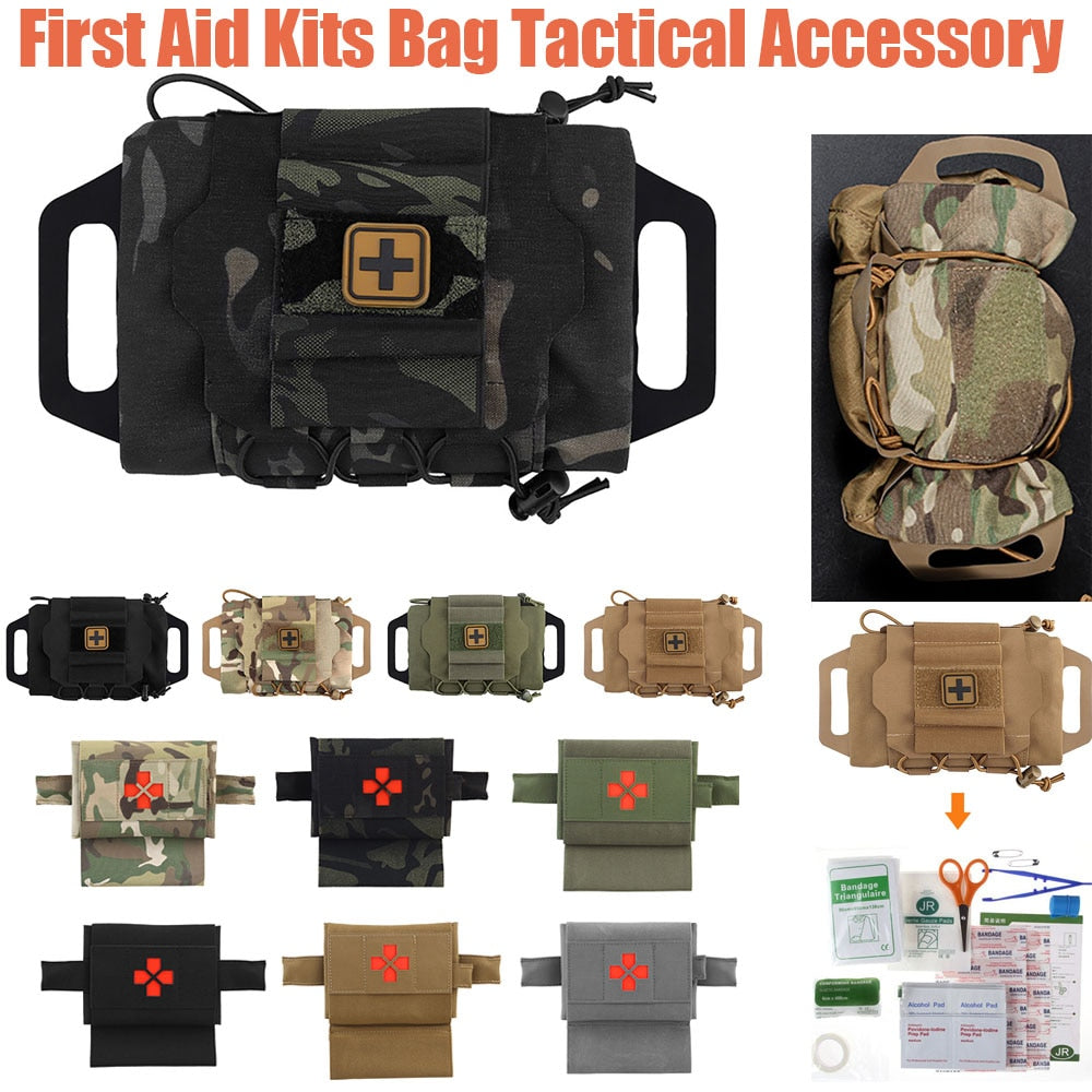 First Aid Kits Tactical Military Pouch Style - OutdoorExplorersKit