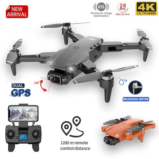 L900 PRO GPS Drone 4K Dual HD Camera Professional Aerial Photography Brushless Motor Foldable Quadcopter - OutdoorExplorersKit